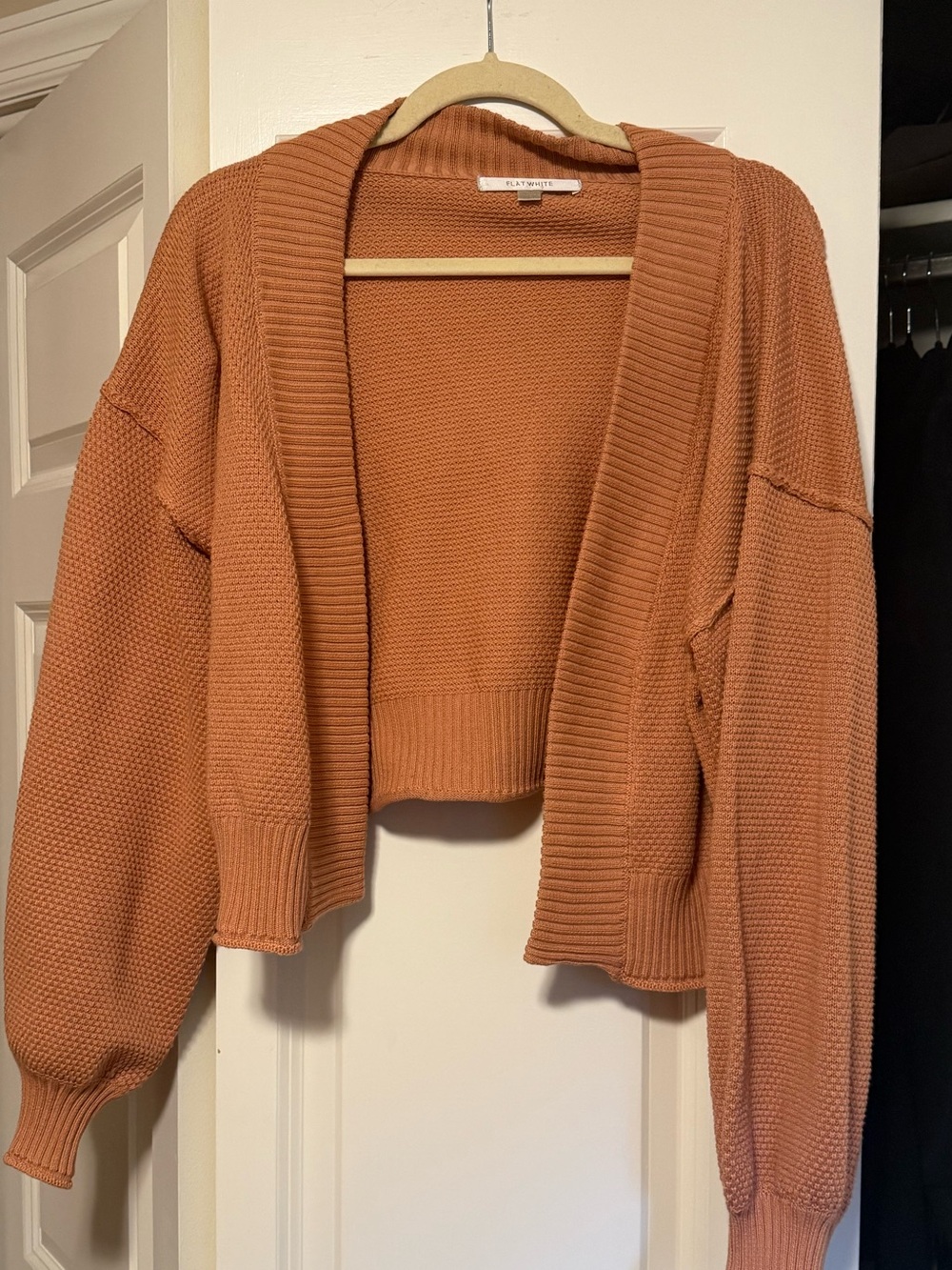 Anthropologie Open-Front Cropped Cardigan Sweater
